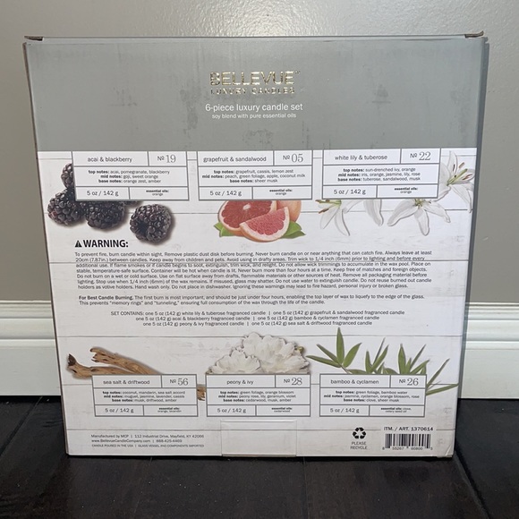 COPY - ❤️NEW!!❤️ 6️⃣ Pieces Luxury Candle Set. SOY Blend. - Picture 13 of 15